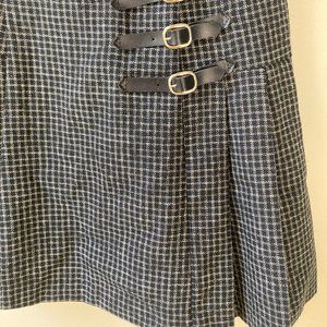 Rampage plaid grunge mini dress with buckles